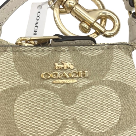 Coach Mini Nolita Bag Charm In Signature Chambray - Picture 4 of 5